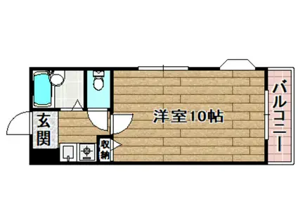 シティライフ出丸(1K/1階)の間取り写真