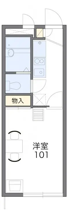 レオパレス吉幸 2階階 間取り