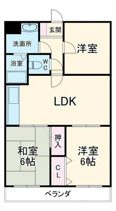 ロイヤルメゾンII 3階階 間取り