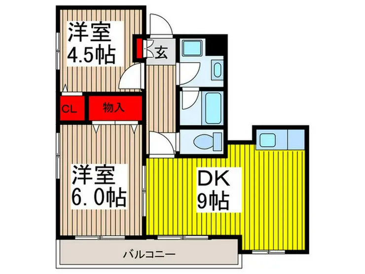サニースカイ 5階階 間取り