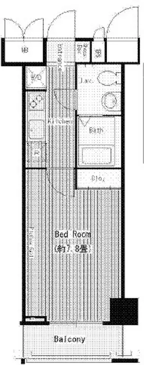 ハイトサーブル川崎 4階階 間取り