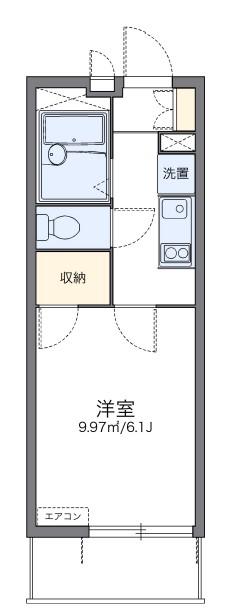 レオパレス アーク(1K/3階)の間取り写真