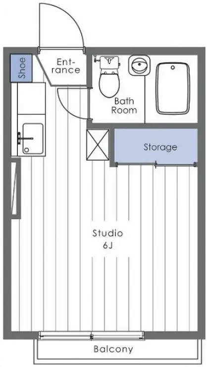 ハウスあすなろ 2階階 間取り