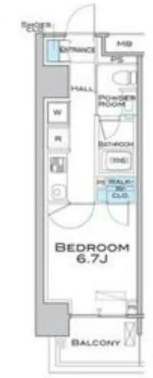 MFPRコート武蔵小山 10階階 間取り