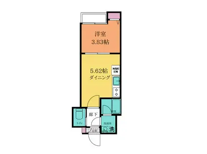 LE CIEL KAMISHAKUJII(1DK/1階)の間取り写真