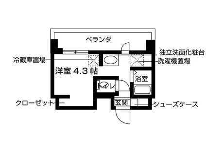 キャンパスヴィレッジ京都伏見(ワンルーム/5階)の間取り写真