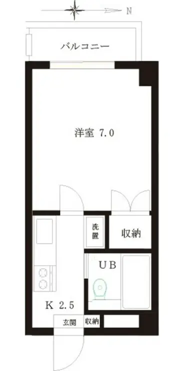 リシェール中野 1階階 間取り