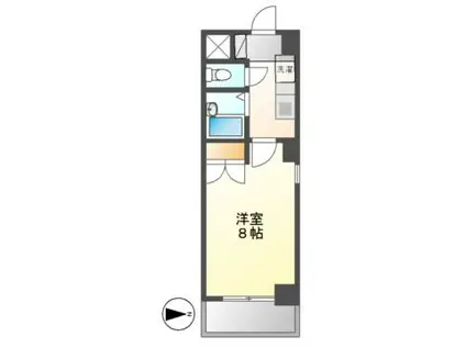 タウンコート児島(1K/7階)の間取り写真