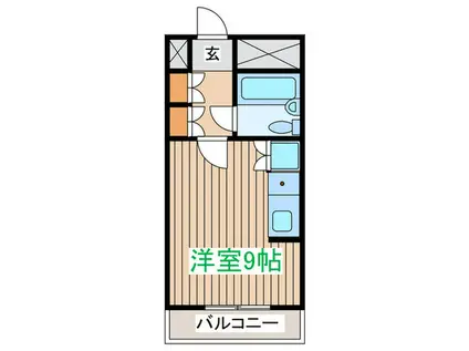 ダイアパレスステーションプラザ五橋(ワンルーム/2階)の間取り写真