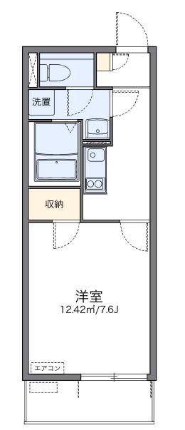 レオネクスト南本町(1K/3階)の間取り写真