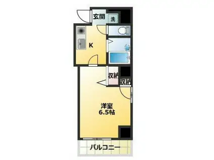 レイ・ローズビル(1K/2階)の間取り写真