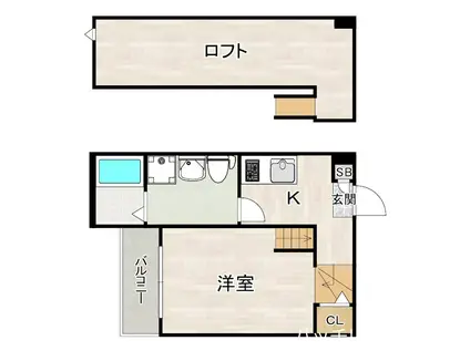 ダイネハイマート(1K/1階)の間取り写真