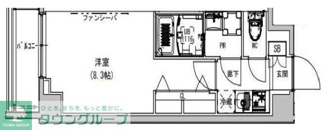 SーRESIDENCE本所吾妻橋(1K/5階)の間取り写真