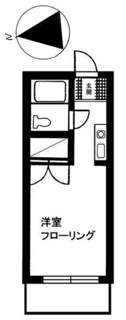 ラヴェンダー保谷(ワンルーム/2階)の間取り写真