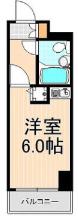 ライオンズマンション元浅草(ワンルーム/9階)の間取り写真
