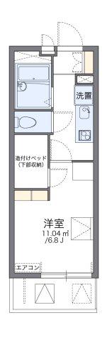 レオパレスサンモール(1K/2階)の間取り写真