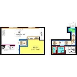 RADIANCE桜本町(ワンルーム/2階)の間取り写真