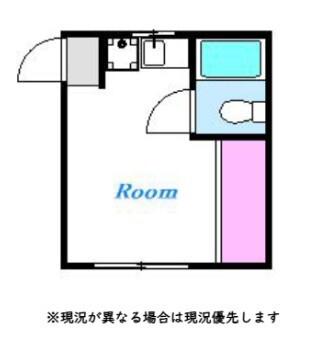 オリーブハウス5(ワンルーム/2階)の間取り写真