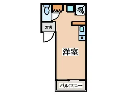 FIT-YOSHIDA(ワンルーム/3階)の間取り写真