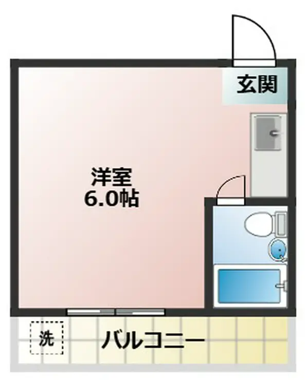 カスティル松葉 2階階 間取り