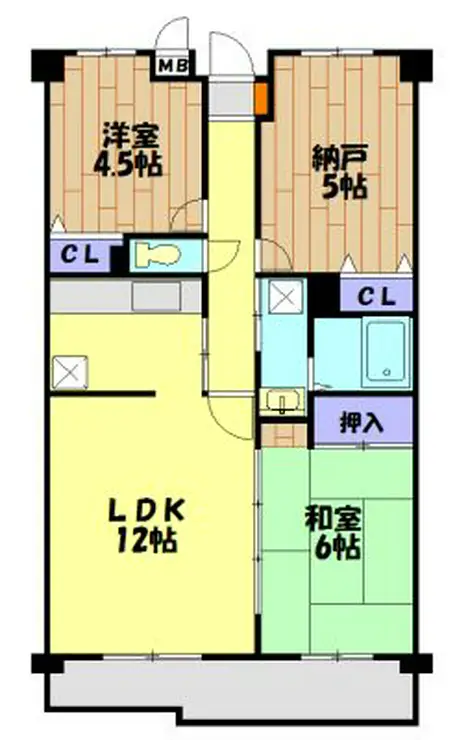 アーバンレジデンス 3階階 間取り