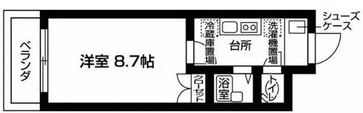 新百合グリーンハウス 1階階 間取り