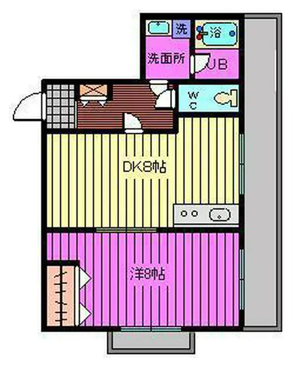 サンセット90 2階階 間取り