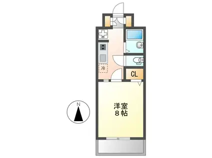 MAISON EL BLOC(1K/3階)の間取り写真