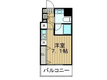 パークアクシス八丁堀(ワンルーム/8階)の間取り写真