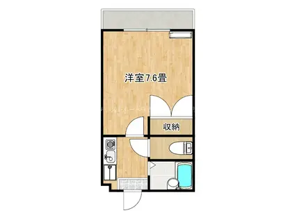 ハイツファニー(1K/2階)の間取り写真