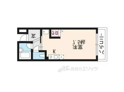 ハイツ二軒茶屋(ワンルーム/1階)の間取り写真