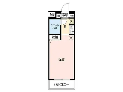 マイナビSTAYパレス江古田(ワンルーム/3階)の間取り写真