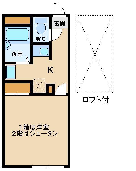 レオパレスパークヒルアオキ(1K/3階)の間取り写真