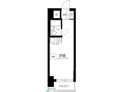 ライオンズマンション板橋区役所前(ワンルーム/11階)の間取り写真