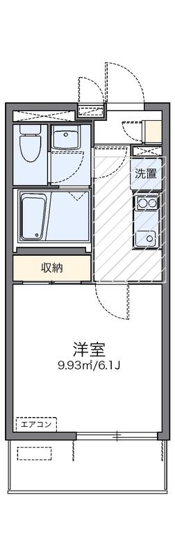 レオネクスト南新宿(1K/2階)の間取り写真