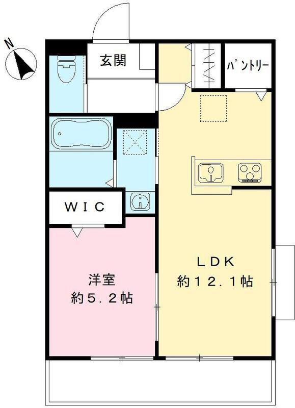 サンハイム(1LDK/3階)の間取り写真