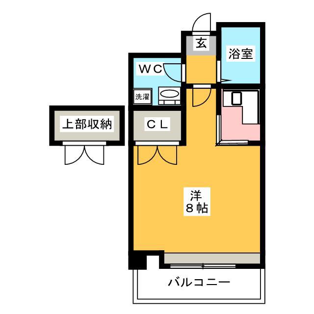エステート・モア・平尾パージュ(1K/7階)の間取り写真