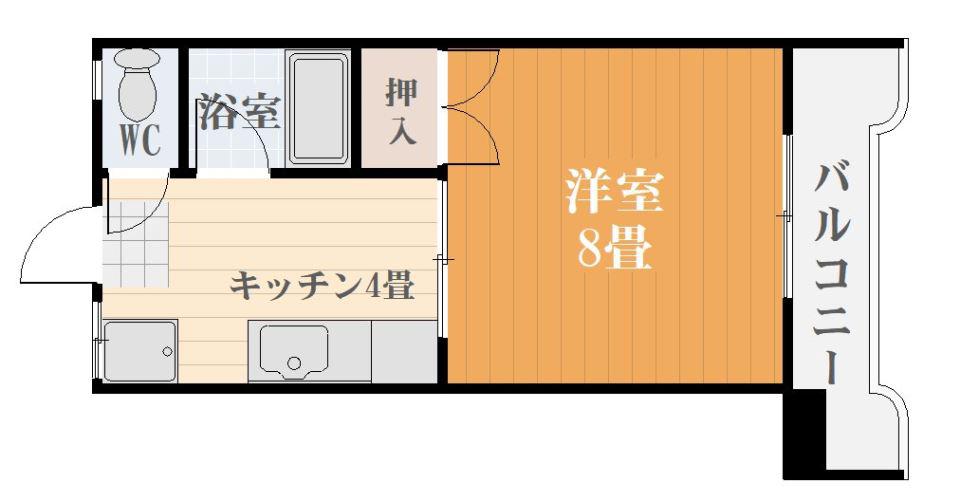 第2坂口ビル(1K/3階)の間取り写真
