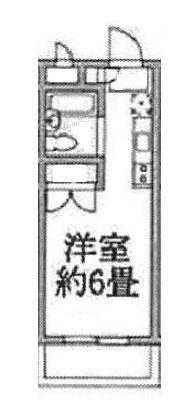 ラ・ジオン連光寺(ワンルーム/1階)の間取り写真