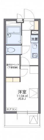 レオパレス南大和田(1K/4階)の間取り写真
