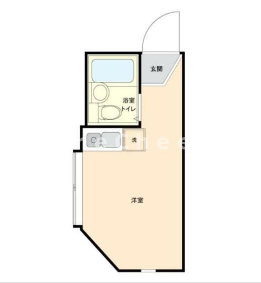 ライフピアビスタ(ワンルーム/1階)の間取り写真