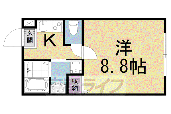 GRANDEGE AVANCE(1K/3階)の間取り写真