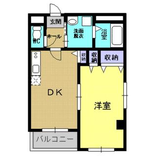 ACE LIFE(1LDK/2階)の間取り写真