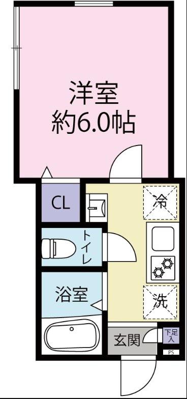 LIFE TOWN AOTO(1K/3階)の間取り写真