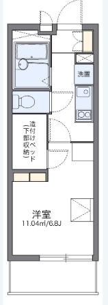 レオパレスエクセル御幣島(1K/3階)の間取り写真