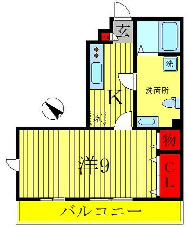 クレストフォート 2階階 間取り