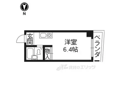 メゾンコーヨー(1K/4階)の間取り写真