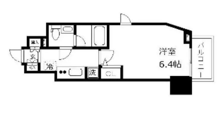 ZOOM恵比寿 5階階 間取り