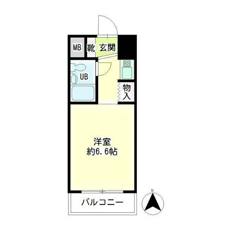 第52新井ビル 6階階 間取り