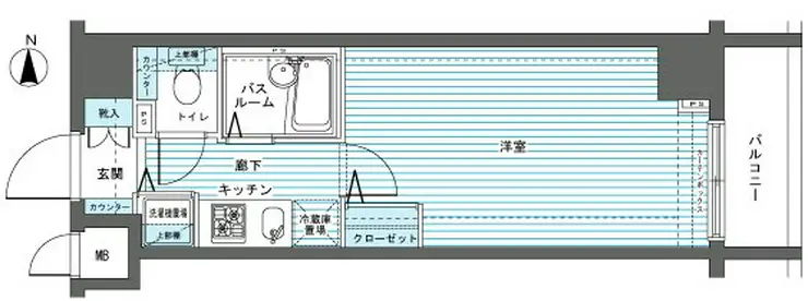 フェニックス中板橋 11階階 間取り
